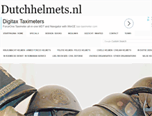 Tablet Screenshot of dutchhelmets.nl
